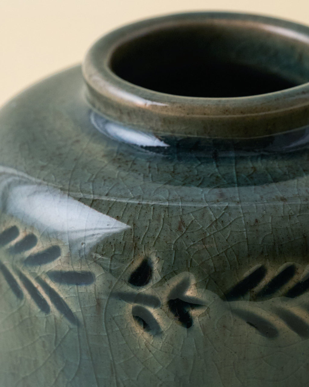 Mavelle Floral Glazed Debossed Bud Vase vase - Alternate View