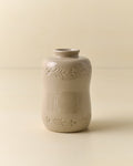 Mavelle Floral Glazed Debossed Bud Vase vase - Side View