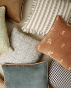 Mavelle Marjorie Velvet Pillow throw pillow - Styled in Room