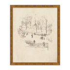 Mavelle A Walk in the Park framed wall art - Detail View
