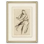 Mavelle Figure Sketch II framed wall art - Detail View