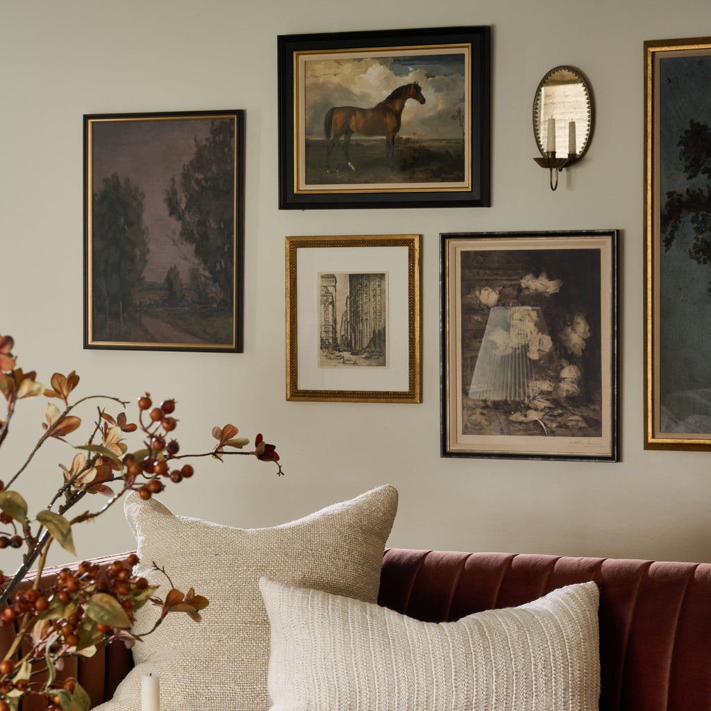 Mavelle Vintage Study of Roses framed wall art