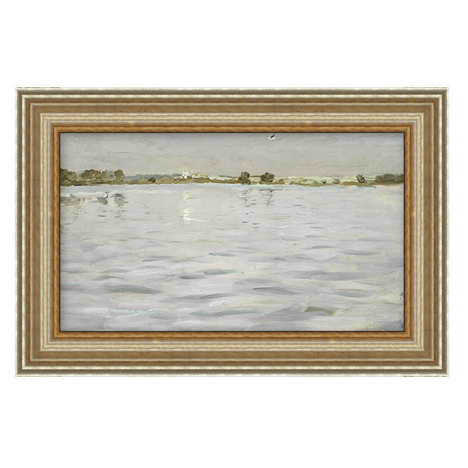 Mavelle Lakeside at Dusk framed wall art