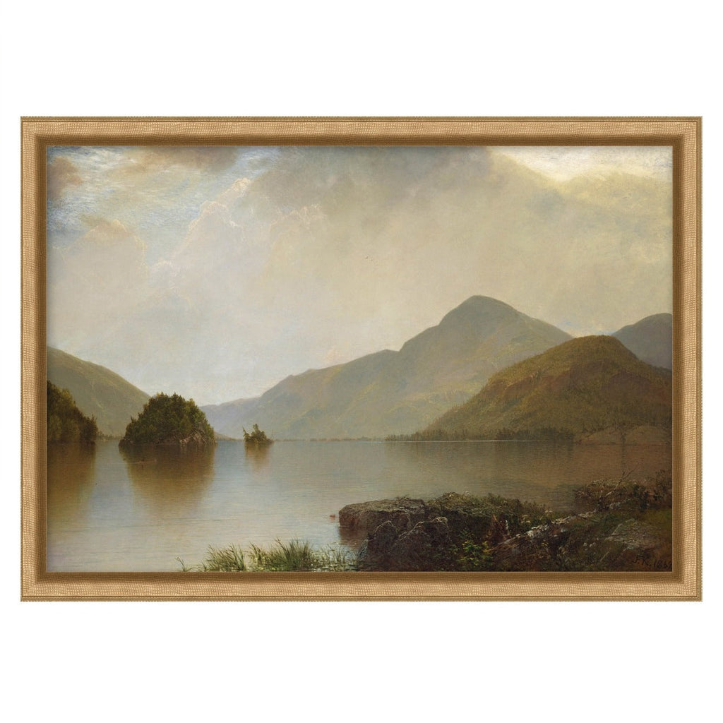 Mavelle Corrie Loch Landscape II framed wall art - Detail View