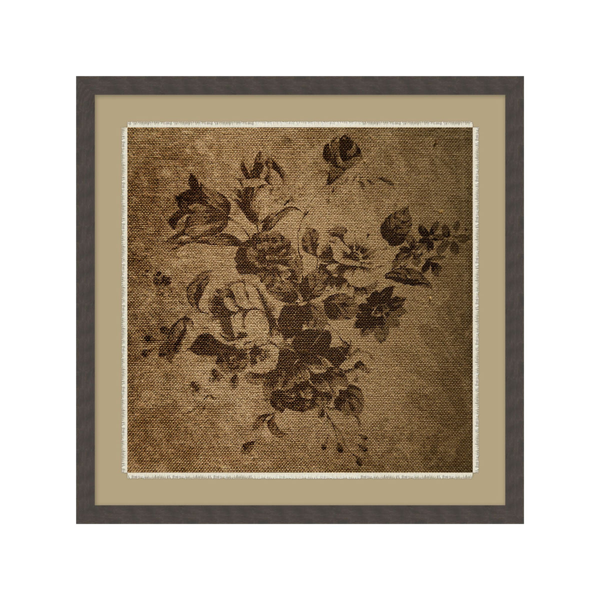 Mavelle Archival Rose Textile framed wall art
