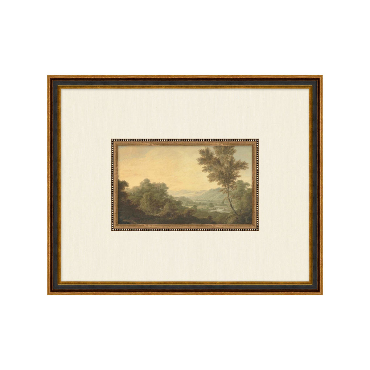 Mavelle Serene River Landscape framed wall art