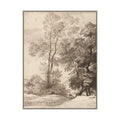 Mavelle Trees in Ink framed wall art