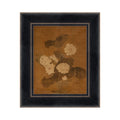 Mavelle Ochre Lotus framed wall art