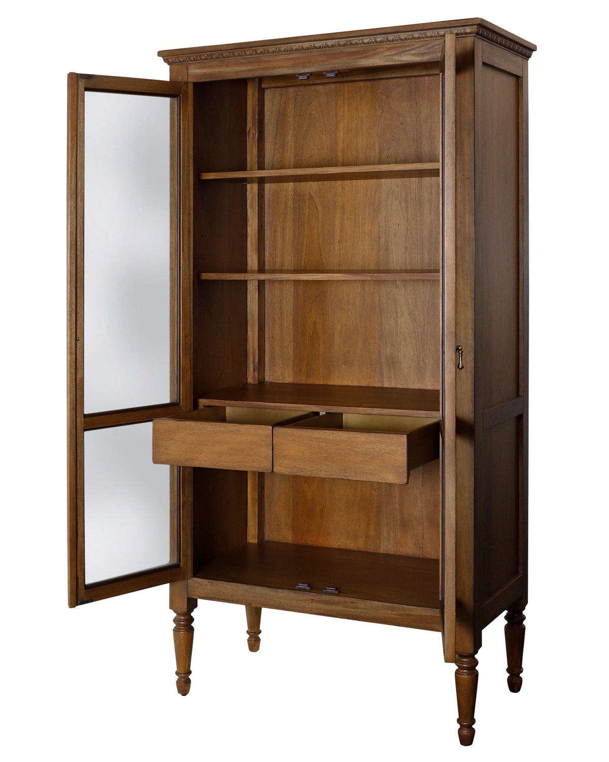 Mavelle Annette Turned Leg Cabinet storage cabinet - Styled in Room