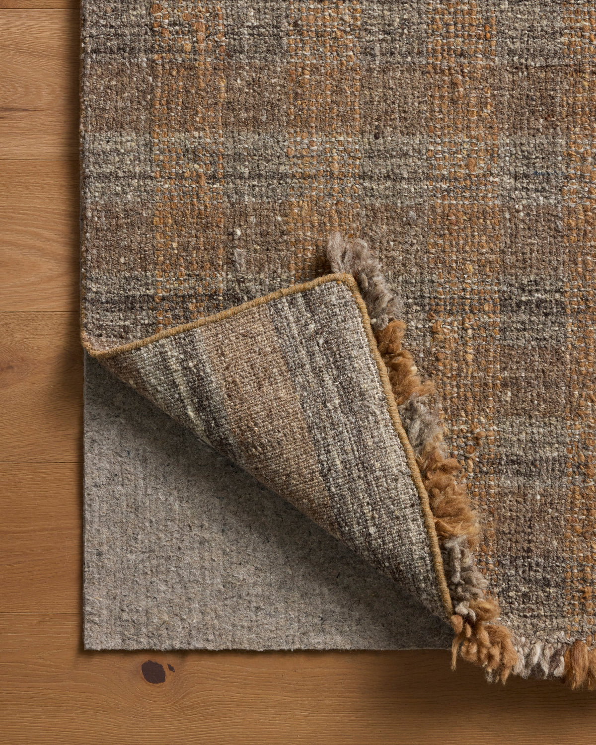 Mavelle Merritt Bark Camel area rug - Side View