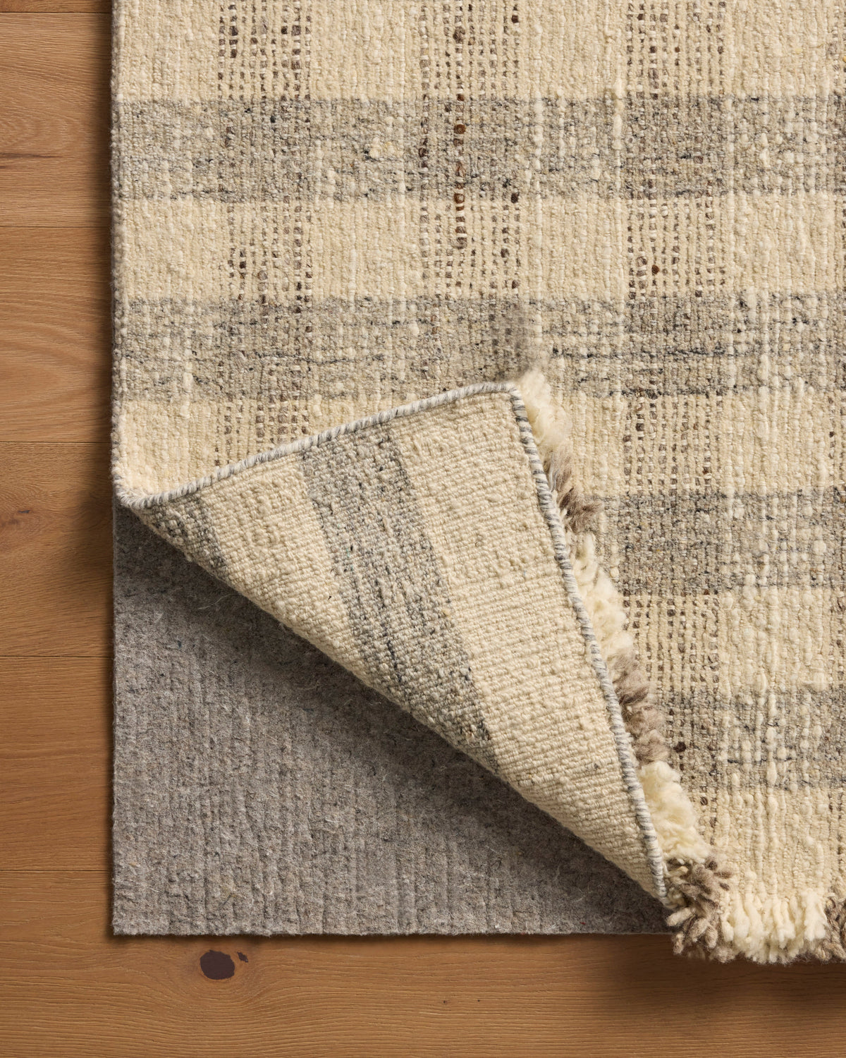Mavelle Merritt Ivory Grey area rug - Side View