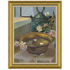 Mavelle Still Life with Rose Petals framed wall art - Detail View