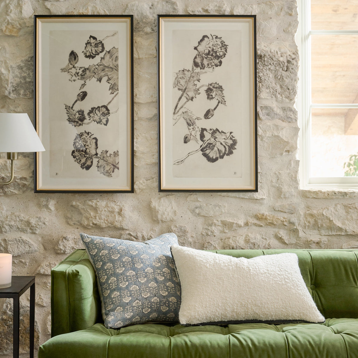 Mavelle Vintage Peony II framed wall art