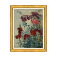 Mavelle Garnet Blooms framed wall art