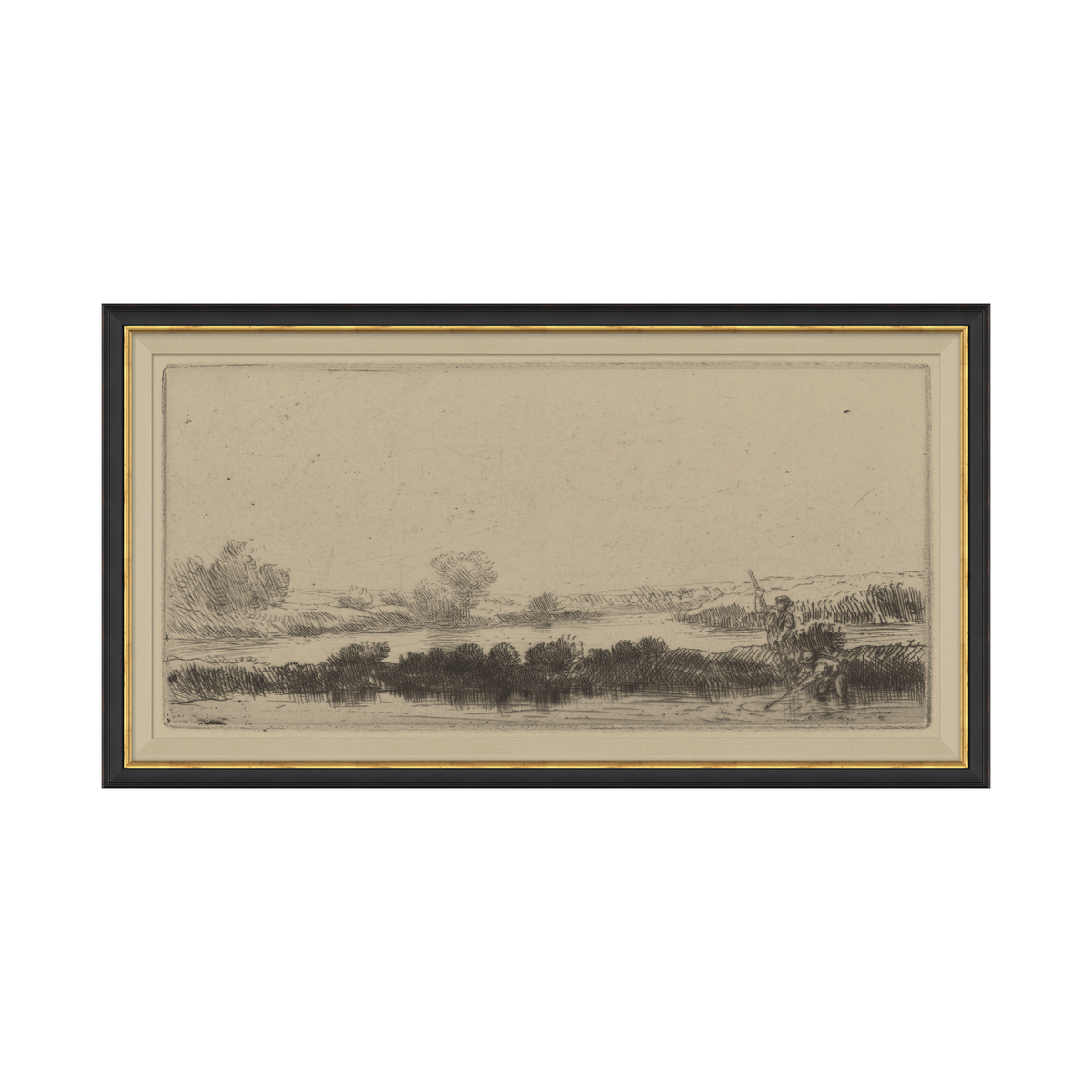 Mavelle Catching Tadpoles framed wall art