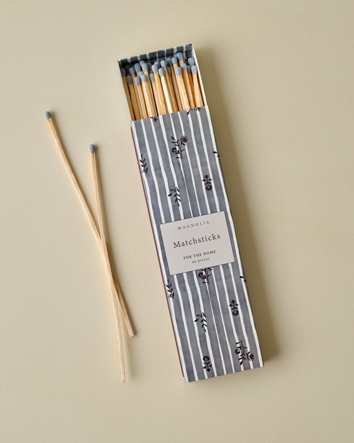 Mavelle Decorative Matches - Blue decorative accent
