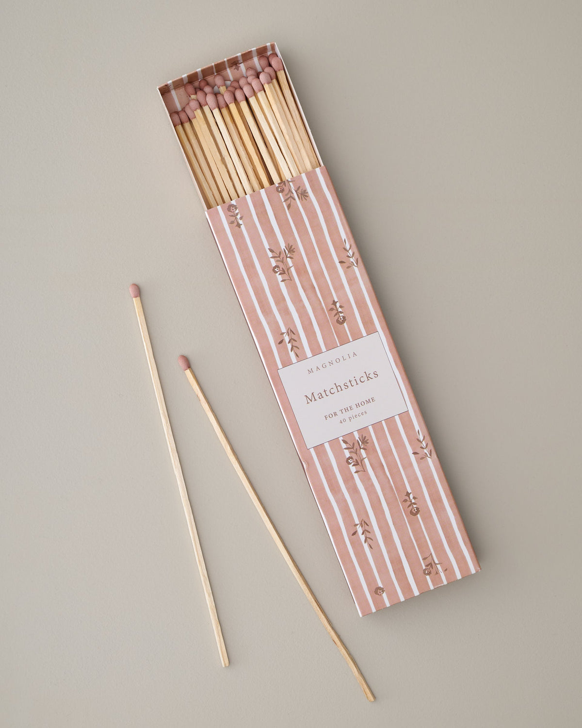 Mavelle Decorative Matches - Pink decorative accent - Detail View