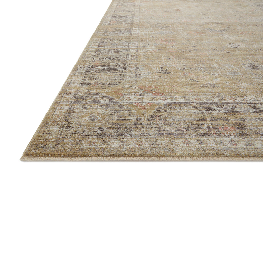 Mavelle Millie Gold Charcoal Rug area rug - Close-Up