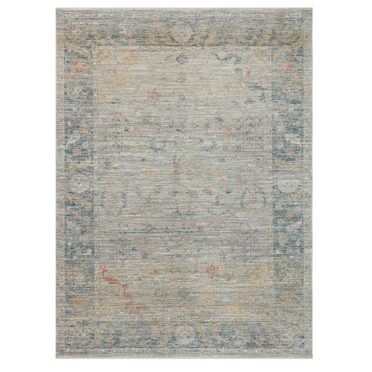 Mavelle Millie Slate Multi Rug area rug - Detail View