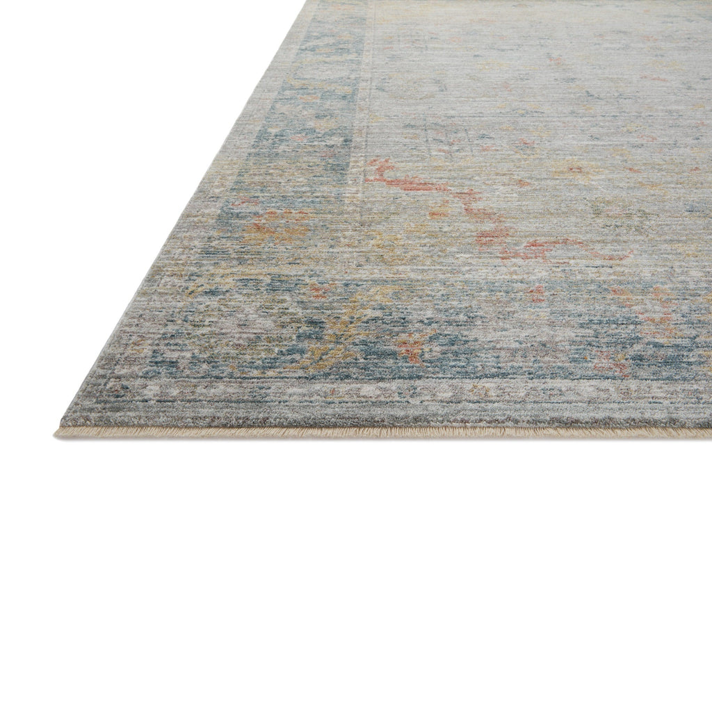 Mavelle Millie Slate Multi Rug area rug - Styled in Room