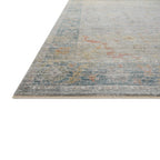 Mavelle Millie Slate Multi Rug area rug - Styled in Room