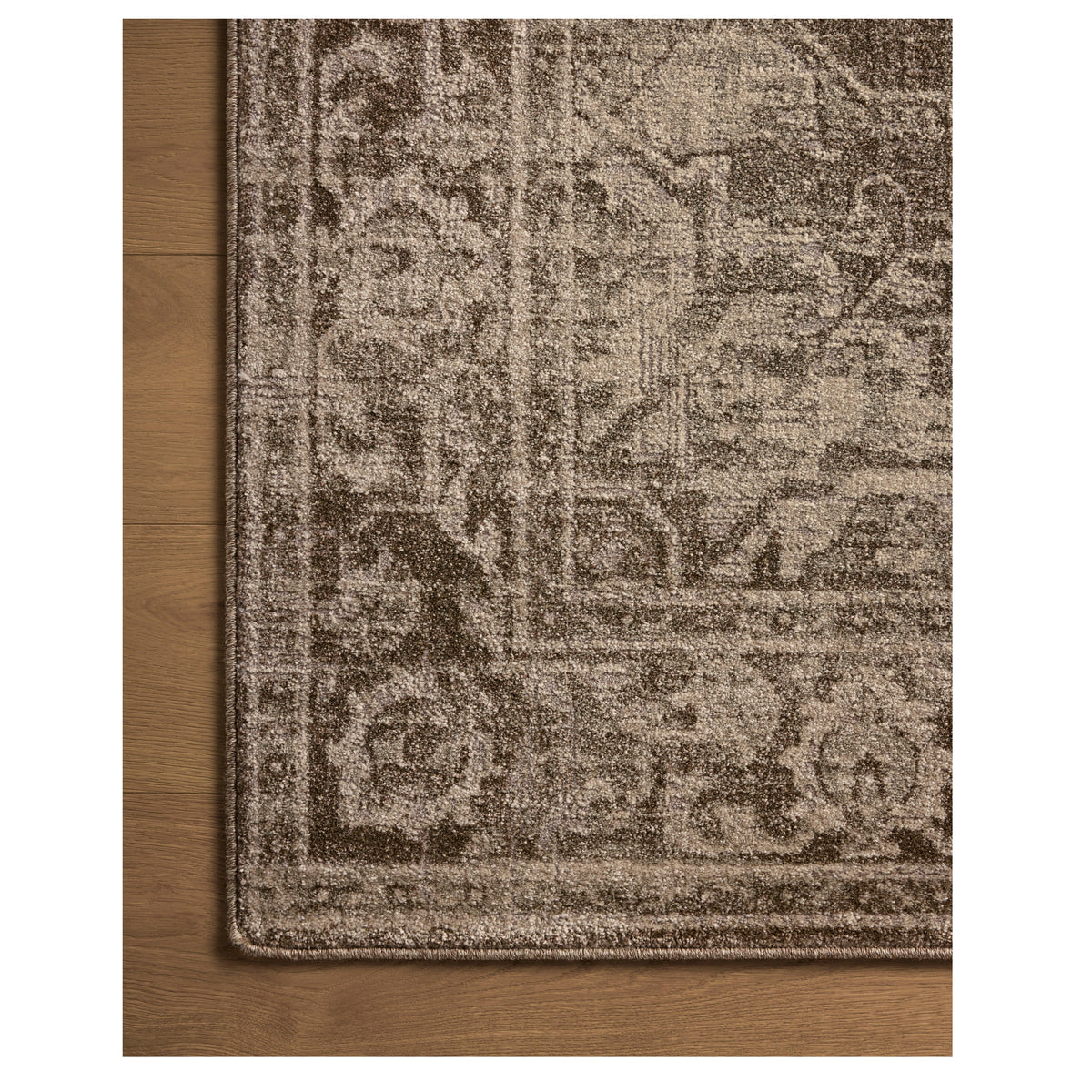 Mavelle Mona Cocoa Stone Rug area rug - Close-Up