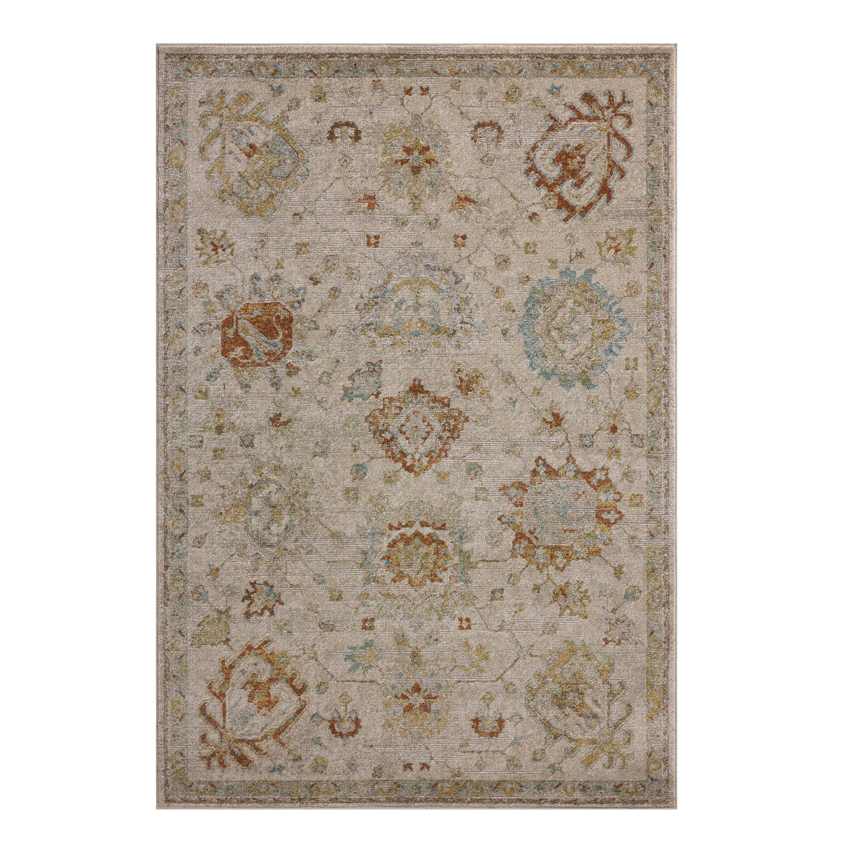 Mavelle Mona Oatmeal Multi Rug area rug - Detail View