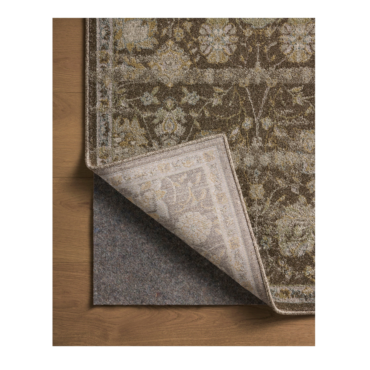 Mavelle Mona Bark Natural Rug area rug - Side View