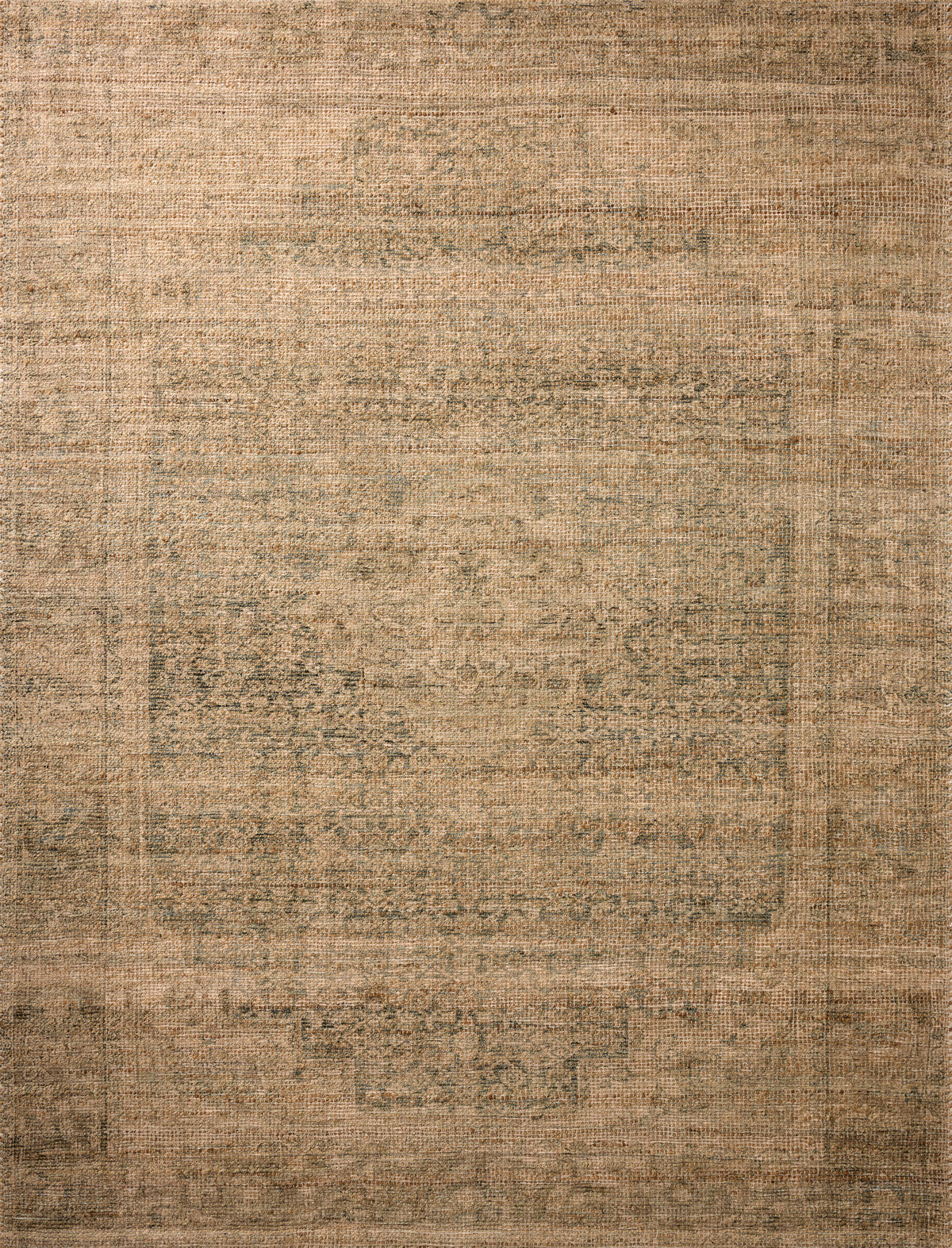 Mavelle Oakley Ocean Natural area rug - Detail View