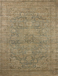 Mavelle Oakley Blue Beige area rug - Detail View