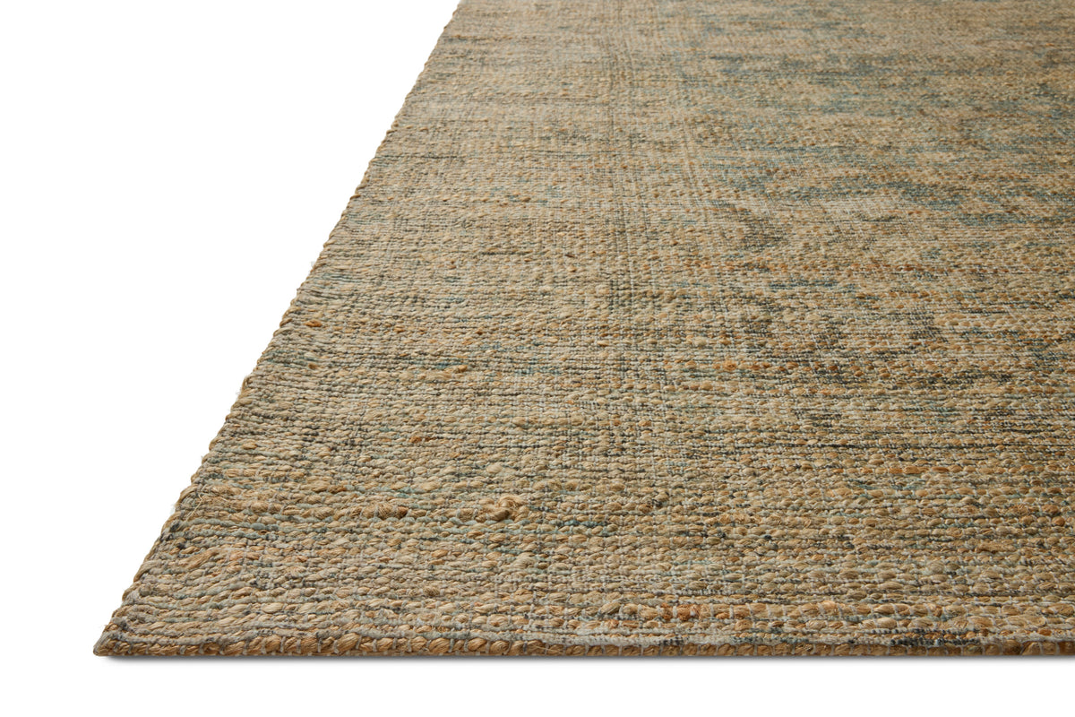 Mavelle Oakley Blue Beige area rug - Styled in Room