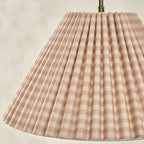 Mavelle Gingham Swivel Plug-In Sconce wall sconce - Styled in Room
