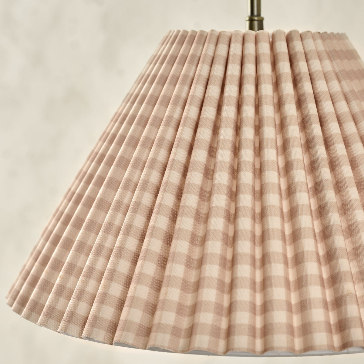 Mavelle Gingham Swivel Plug-In Sconce wall sconce - Styled in Room