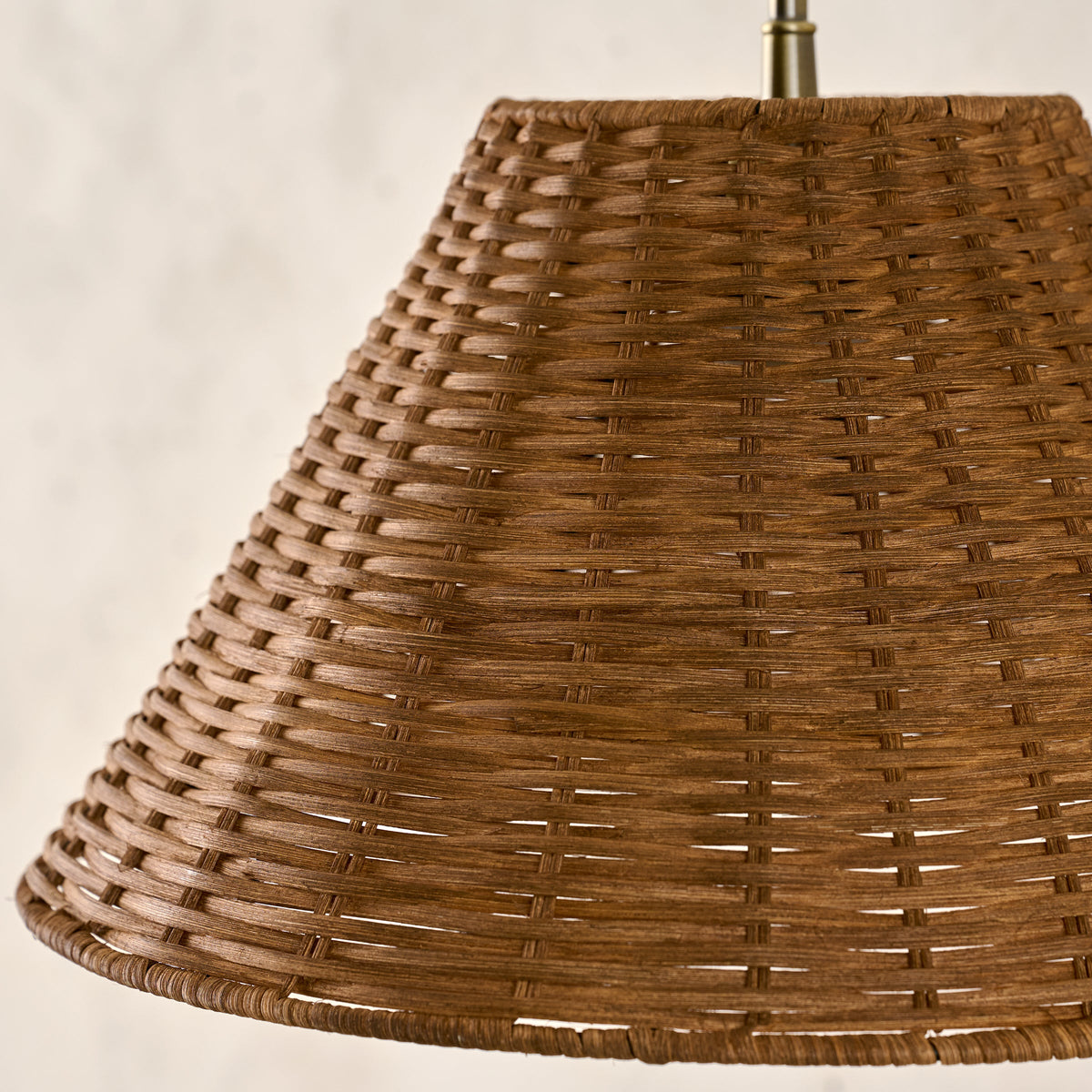 Mavelle Tapered Rattan Swivel Plug-In Sconce wall sconce - Styled in Room