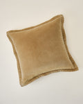Mavelle Townes Wheat Velvet Pillow throw pillow