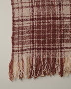 Mavelle Settle In Plaid Throw throw blanket - Styled in Room