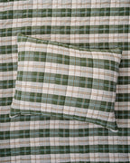 Mavelle Everett Plaid Sham pillow sham - Styled in Room