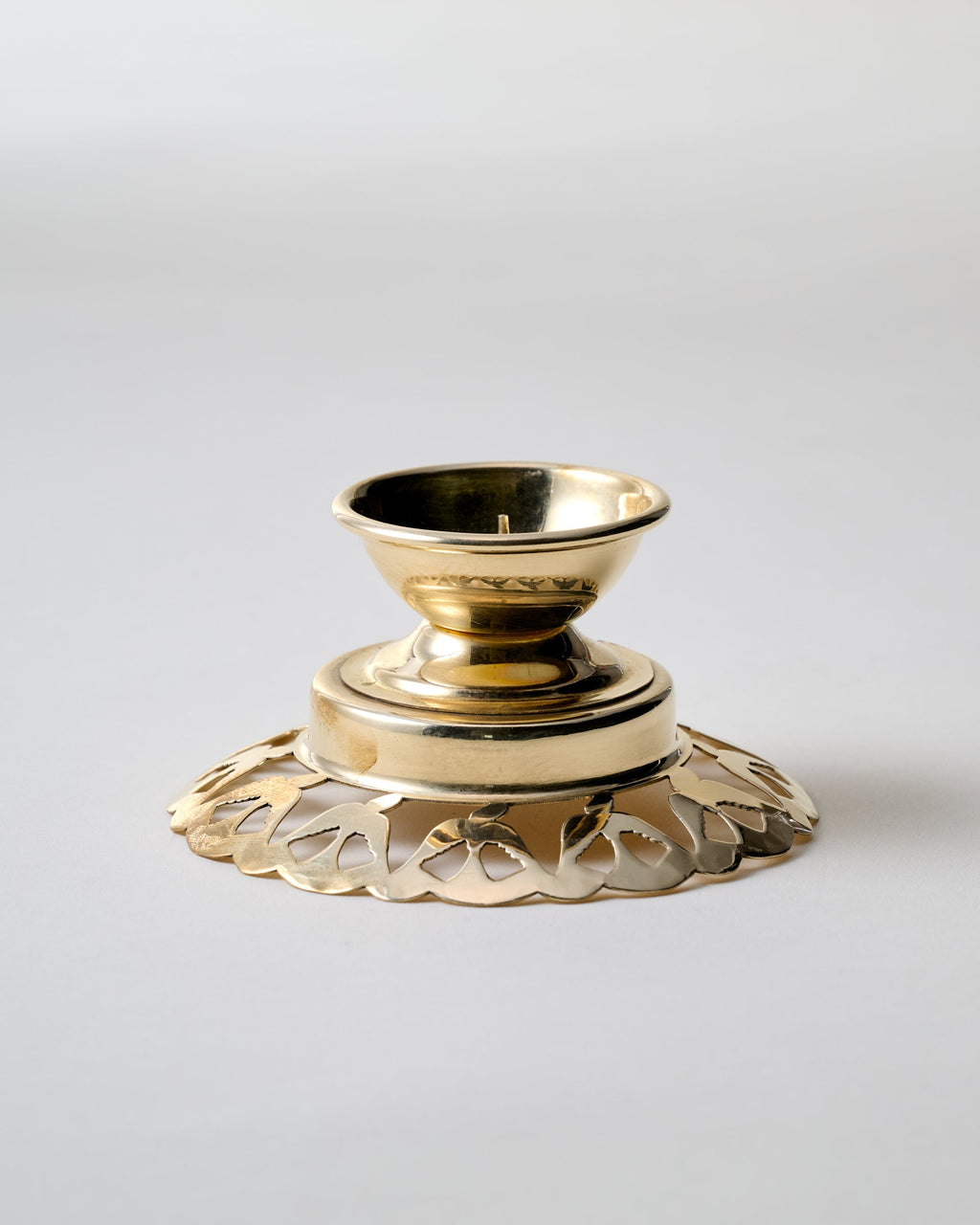 Mavelle Solid Brass Dove Taper Holder candle holder