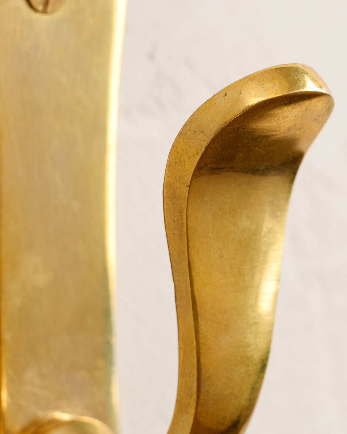 Mavelle Lillian Solid Brass Wall Hook wall hook - Styled in Room