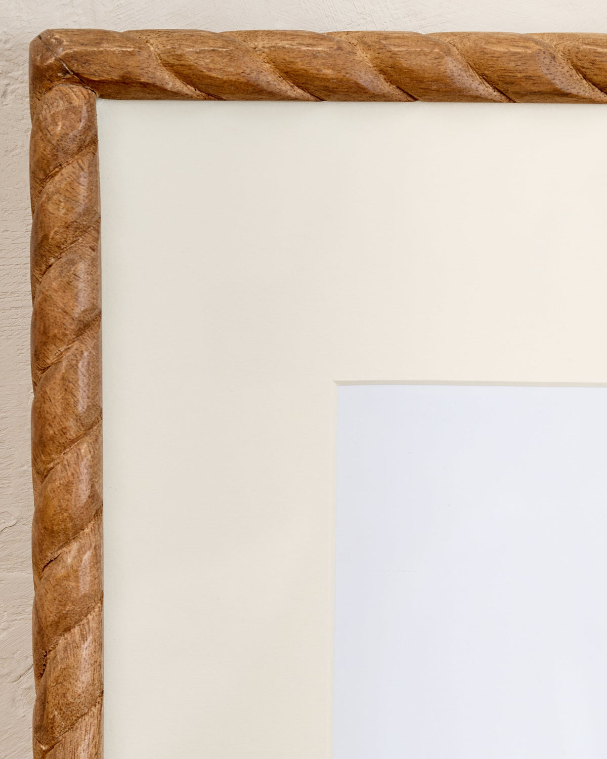 Mavelle Turned Wood Wall Frame picture frame - Side View