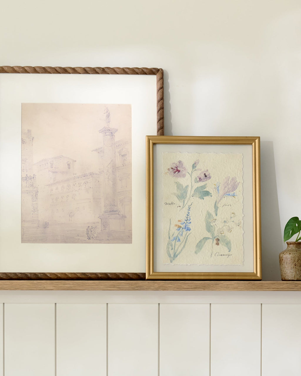 Mavelle Turned Wood Wall Frame picture frame