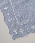 Mavelle Chambray Eyelet Napkin Set of Four cloth napkin set