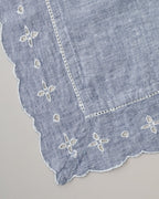 Mavelle Chambray Eyelet Napkin Set of Four cloth napkin set