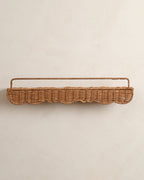 Mavelle Robin Woven Rattan Picture Ledge wall shelf