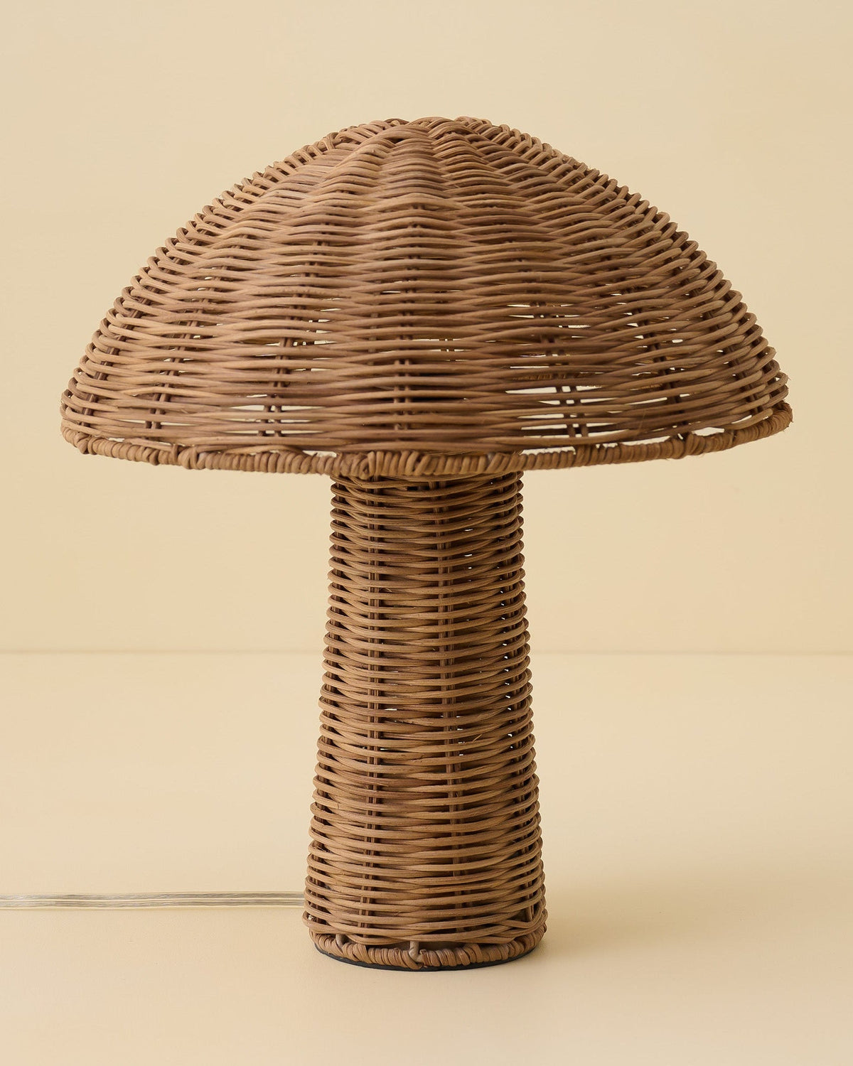 Mavelle Woodland Rattan Table Lamp table lamp - Styled in Room