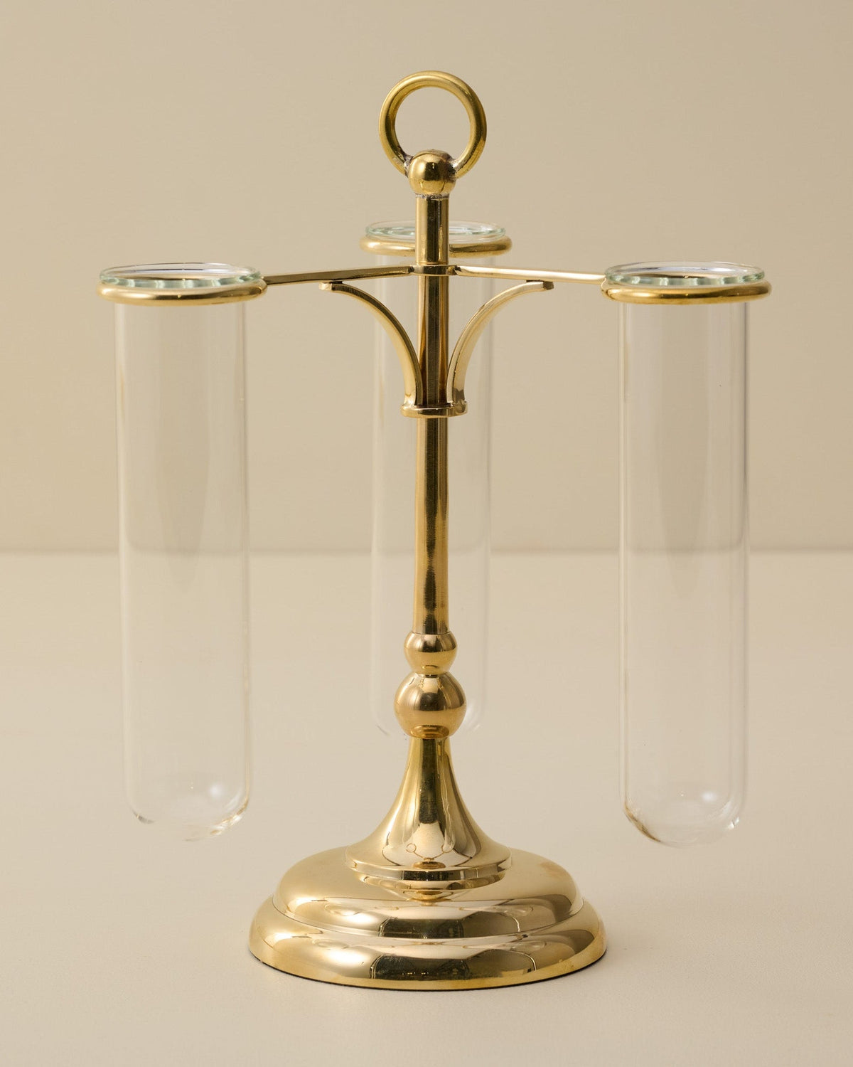 Mavelle Solid Brass Antique Inspired Propagation Stand decorative accent - Detail View