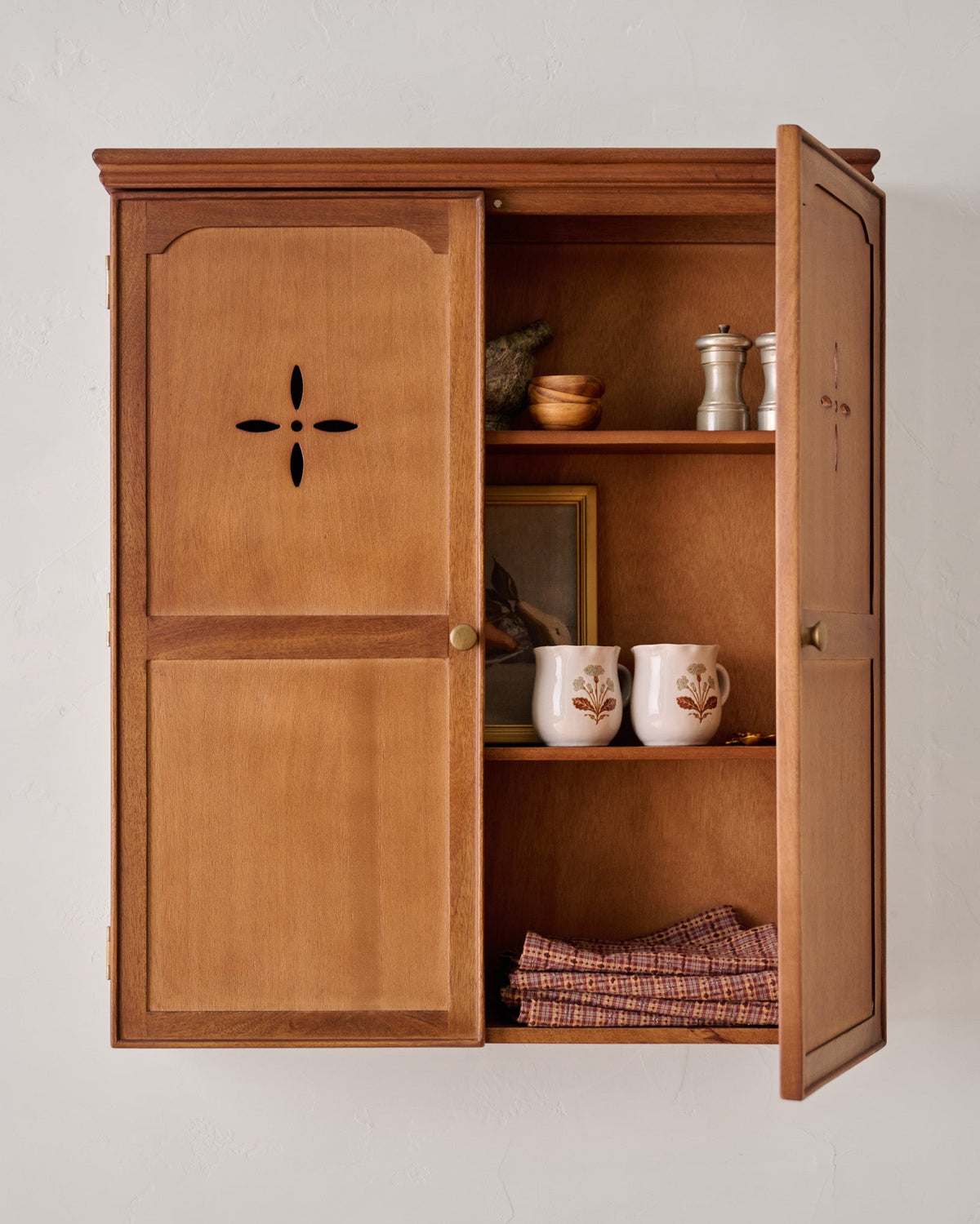 Mavelle Swiss Chalet Wall Cabinet storage cabinet - Detail View