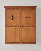 Mavelle Swiss Chalet Wall Cabinet storage cabinet - Styled in Room