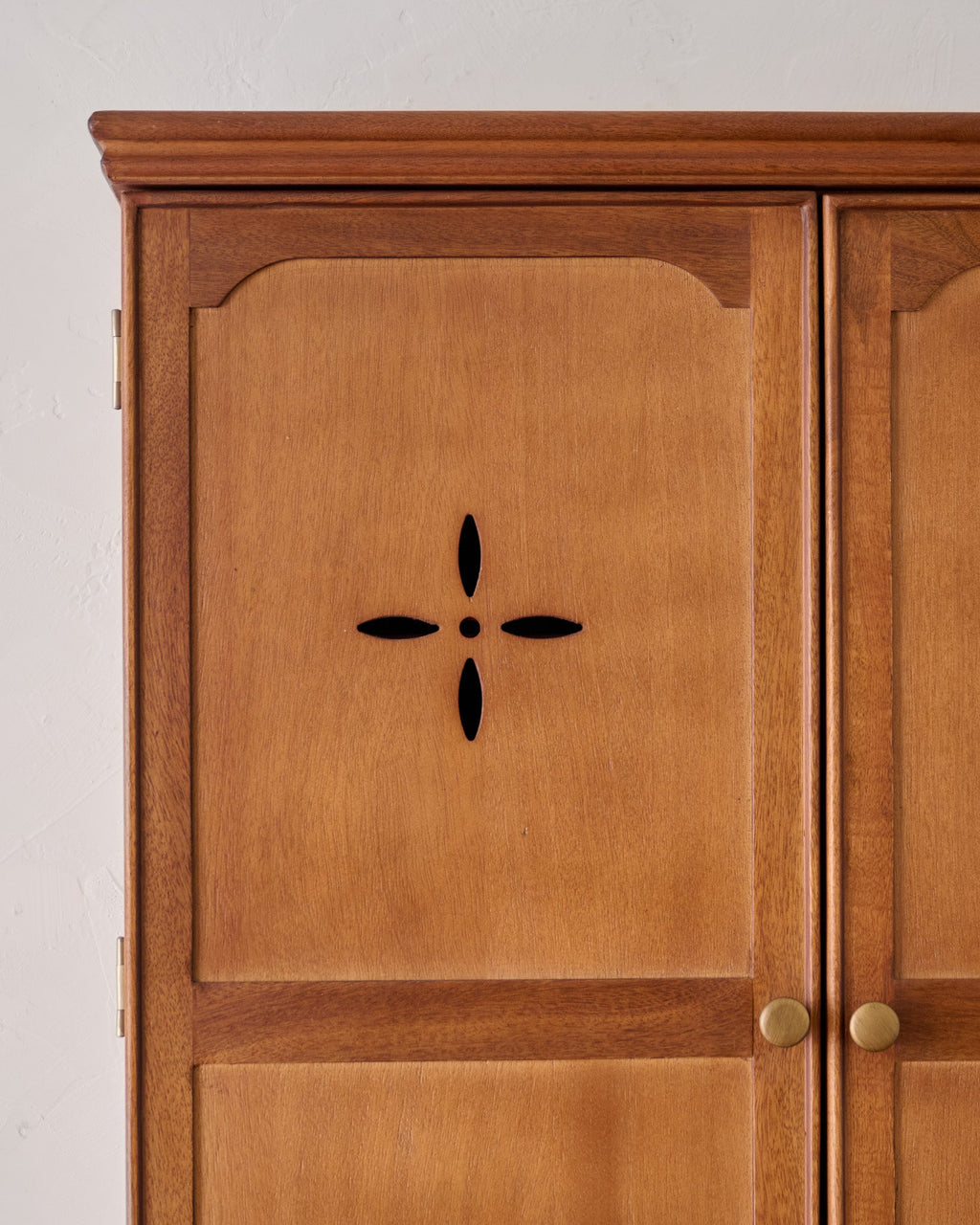 Mavelle Swiss Chalet Wall Cabinet storage cabinet - Side View