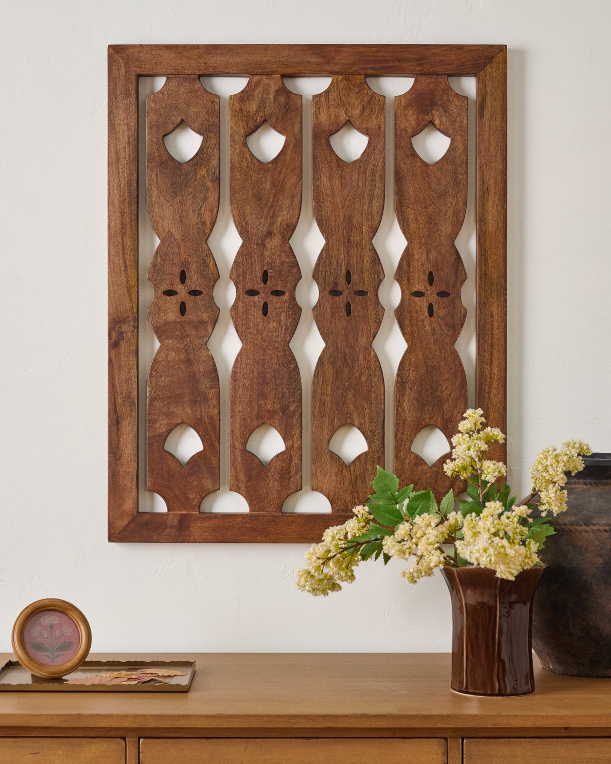 Mavelle Swiss Chalet Wall Pane mirror - Detail View
